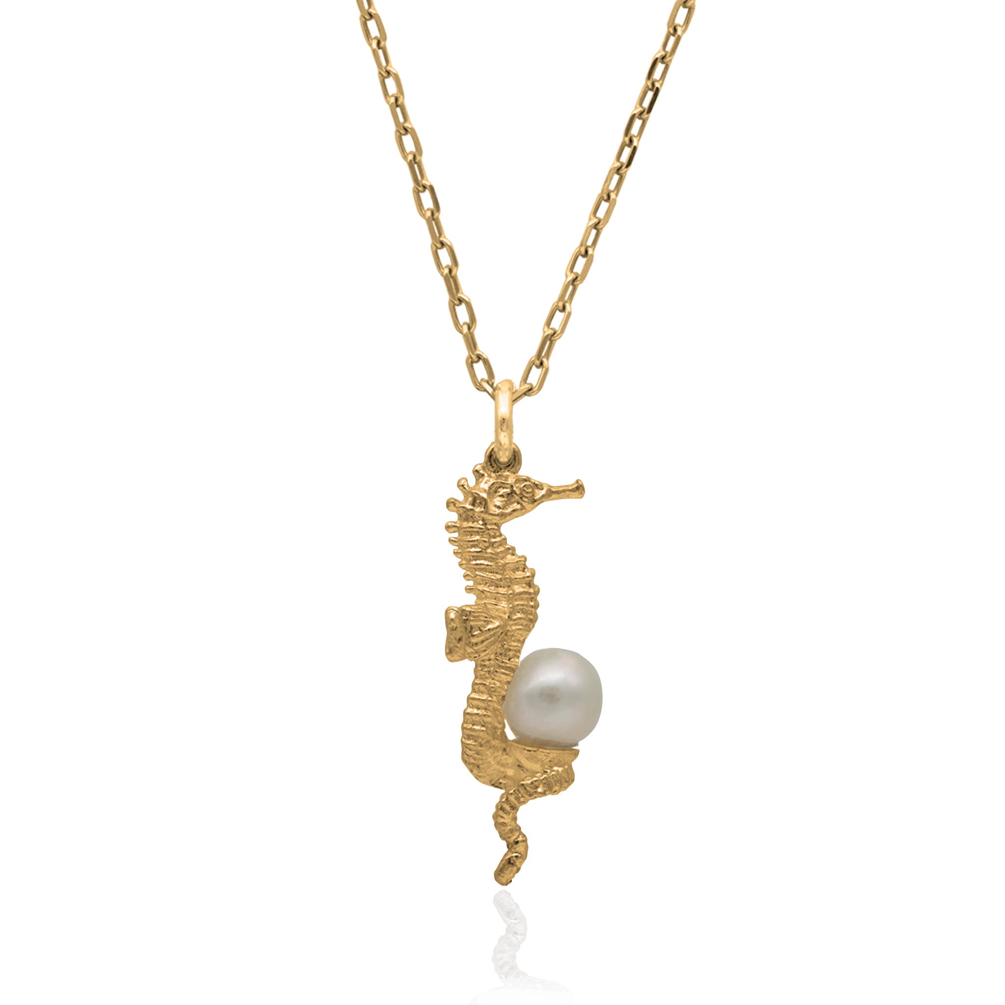 Buy Solid Gold Seahorse Pendant, 14k Gold Seahorse, Mothers Day Gift Online  in India - Etsy